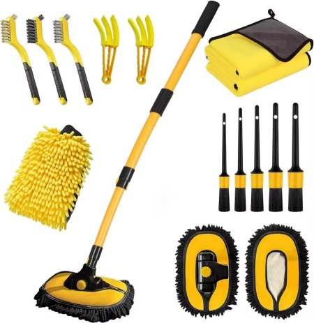 🧽 סט שטיפת רכב מקיף – 16 חלקים