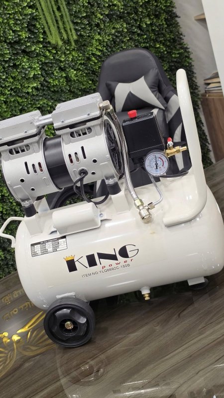 קומפרסור 30 ליטר מבית King Power – שקט במיוחד 🤫💪